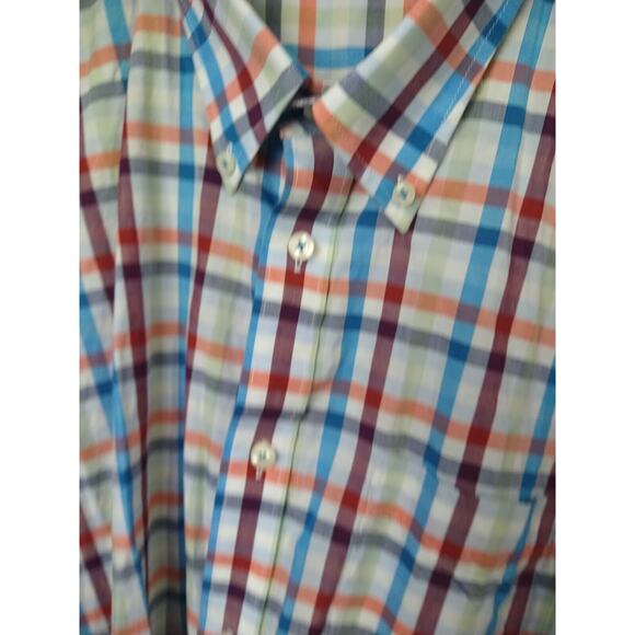 Viyella Men's XXL Collared Button Shirt Long Sleeve Plaid - Picture 4 of 12